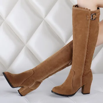 

2017 Winter Boots Botas Mujer Shoes Women Boots Fashion Motocicleta Mulheres Martin Outono Inverno Botas De Couro Femininas 721