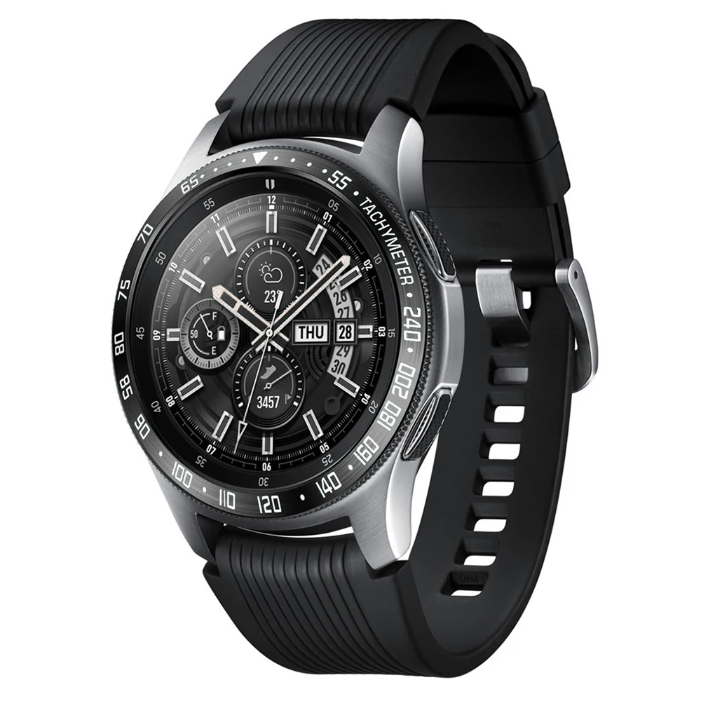 Для samsung gear S3/Galaxy аксессуары для часов 46 мм/42 мм ободок кольцо клейкая крышка против царапин Металл горячая распродажа