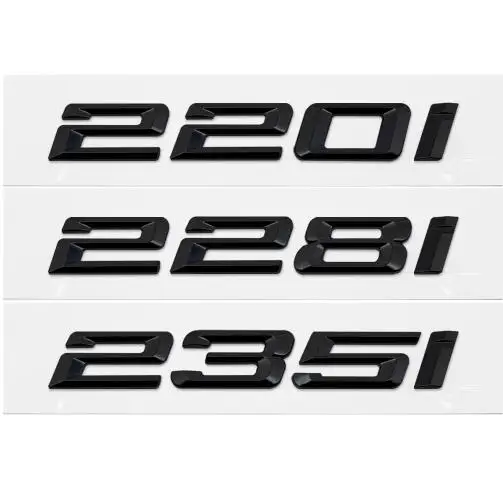 Автомобильное украшение 3D Эмблема для BMW 2 3 серии 220I 228I 235I 328I 330I 335I 340I 335 E30 E36 E39 E60 F30