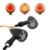Clignotant universel chromé à 4 fils 12v, frein de course, balle frein à LED, clignotant, lampe, moto pour Harley Honda ► Photo 2/6