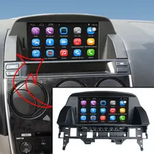 8 дюймов Android 7,1 Автомобильный gps навигатор для Mazda 6(2002-2008 год) Автомобильный Радио Видео плеер Поддержка WiFi Bluetooth