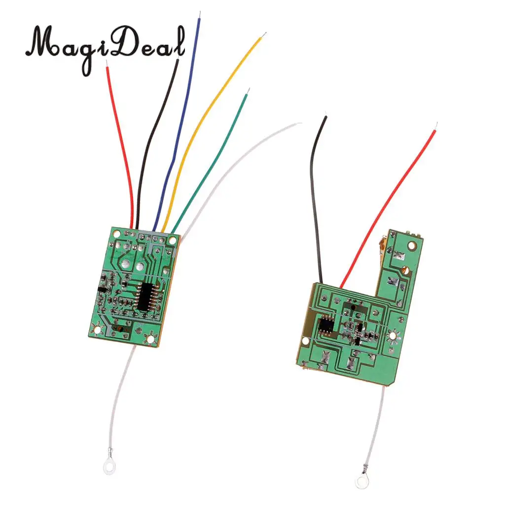 27M 4CH Remote Control Module Receiver & Transmitter Wireless Board with Antenna for Mini DIY RC Toy Car Accessories