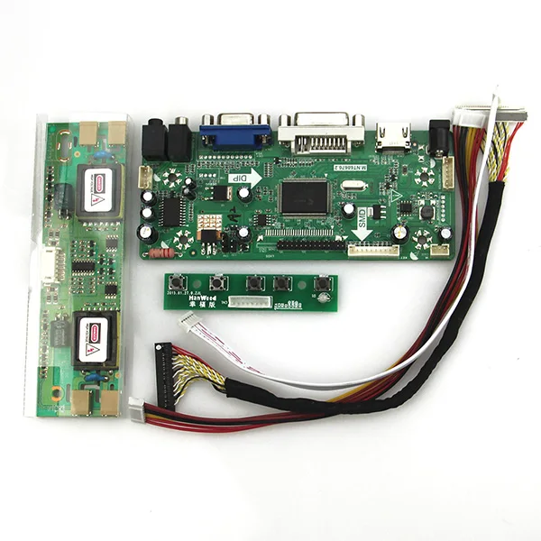 М. nt68676 ЖК-дисплей/led драйвер контроллера совета (HDMI + VGA + DVI + аудио) для lm170e03 m170en01 LVDS Мониторы повторное ноутбук 1280*1024