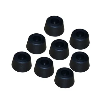 

20pcs 18x15x5mm Rubber Table Chair Furniture Feet Leg Pads Tile Floor Protectors Black