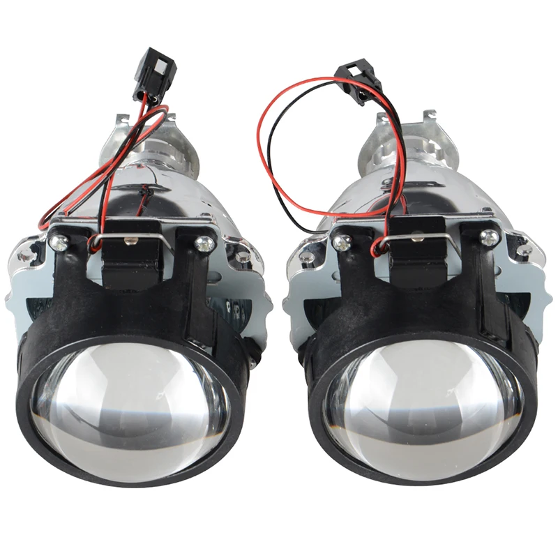 Angel контактные линзы для глаз для фар 2,8 дюймов HID проектор биксеноновый автомобиль подходит H7 H4 разъем использовать H1 лампы для модернизации сменные комплекты