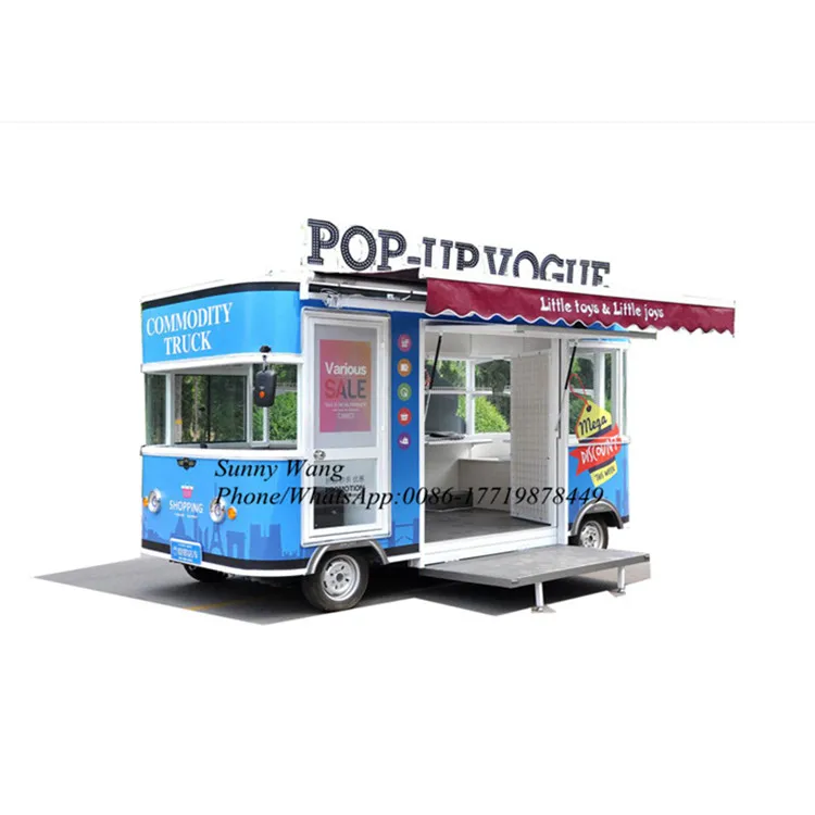 

Ce Approved New Arrival Outdoor Mobile Food Trailer/ Street Mobile Food Cart/ China Factory Mobile Food Truck