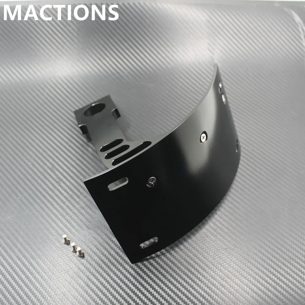 Motorcycle License Plate Frame Vertical Side Mount Black License Plate