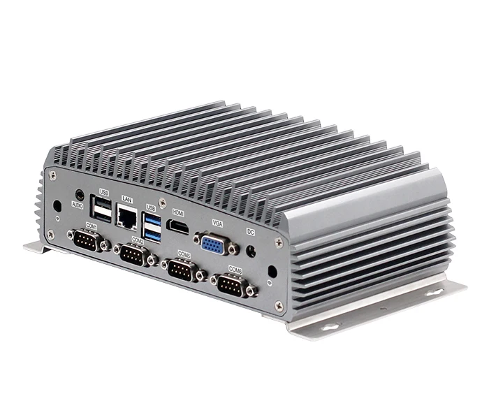 

Industrial mini PC suit for POS/kiosk with Apollo lake series N3350/N4200/J4205 2G/4G 2LAN 6COM Wifi/3G SSD optional