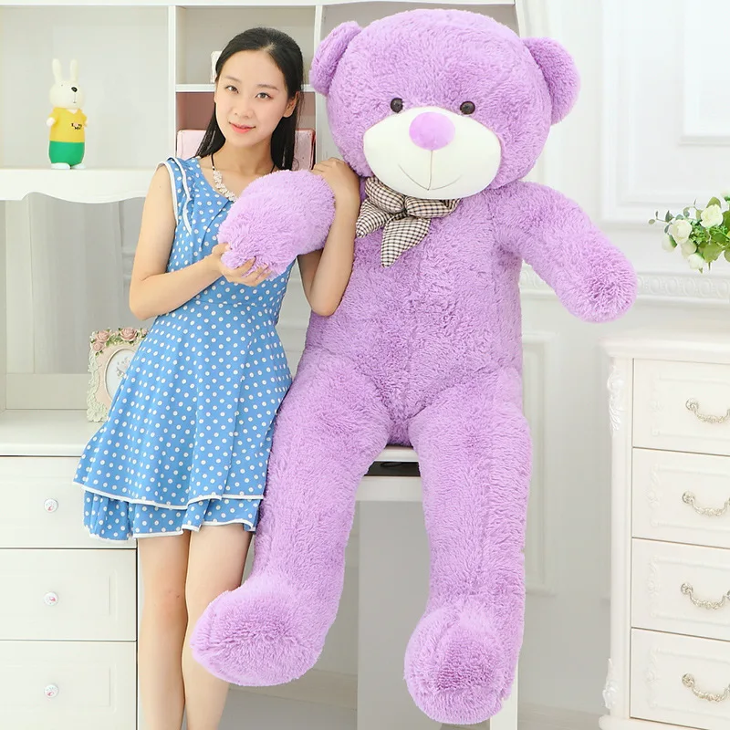big purple teddy bear