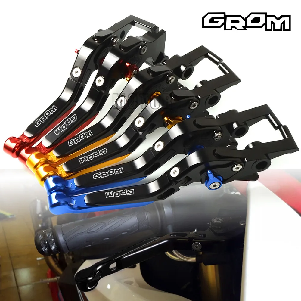 For Honda GROM/MSX125 2014 2015 2016 2017 MSX 125 Motorcycle CNC Aluminum Adjustable Folding Extendable Fold Brake Clutch Levers |