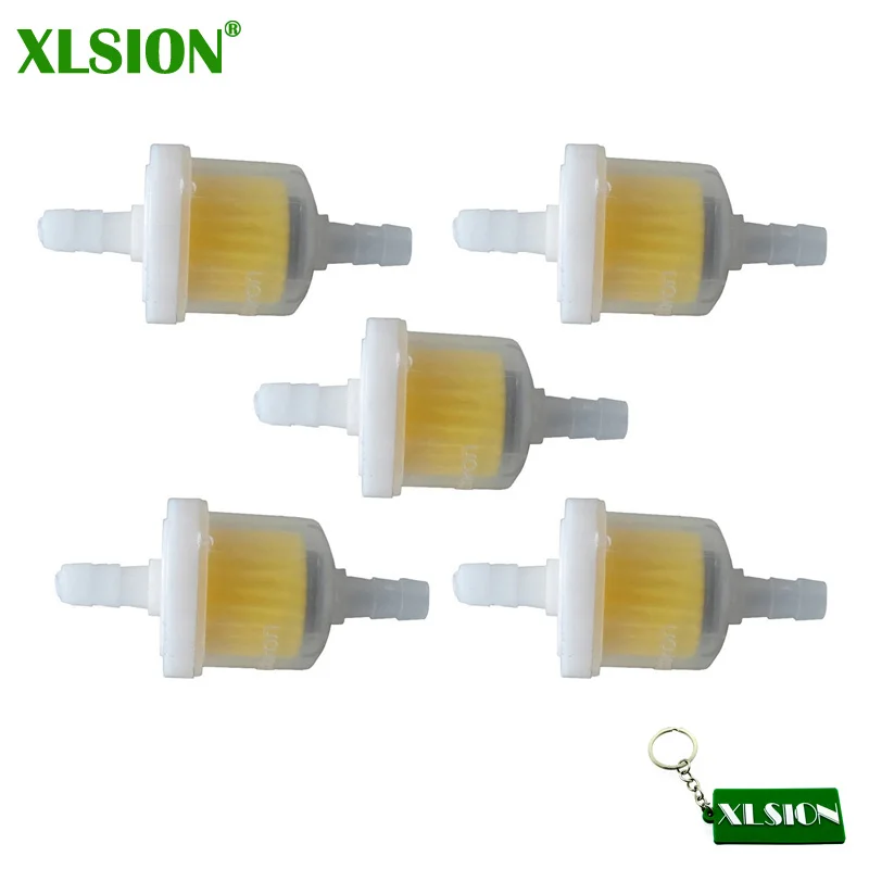 

XLSION 5pcs Inline Magnet Motorcycle Petrol Gas Inline Fuel Filter Clearner For Kids Quad ATV Mini Moto Pit Dirt Motor Bike