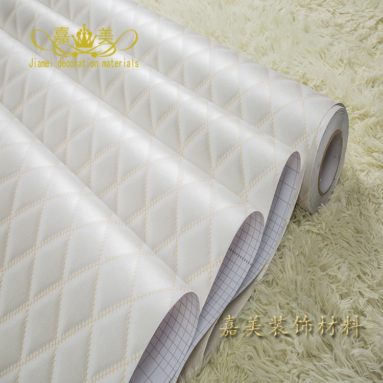 

3 d realistic imitation leather imitation soft bag sitting room TV setting wall KTV hotel bedroom1344