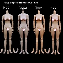 1/6 Scale Female Flesh Color Body Figure 1:6 Large/Medium Breast Nude Body Scale Female Action Figure Toys Accessories 1/6 Scale Female Flesh Color Body Figure 1:6 Large/Medium Breast Nude Body Scale Female Action Figure Toys Accessories