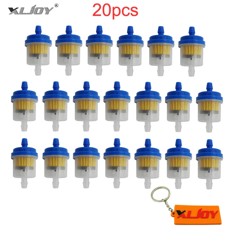 XLJOY 20 шт. Универсальный бензиновый газовый топливный фильтр с магнитом для