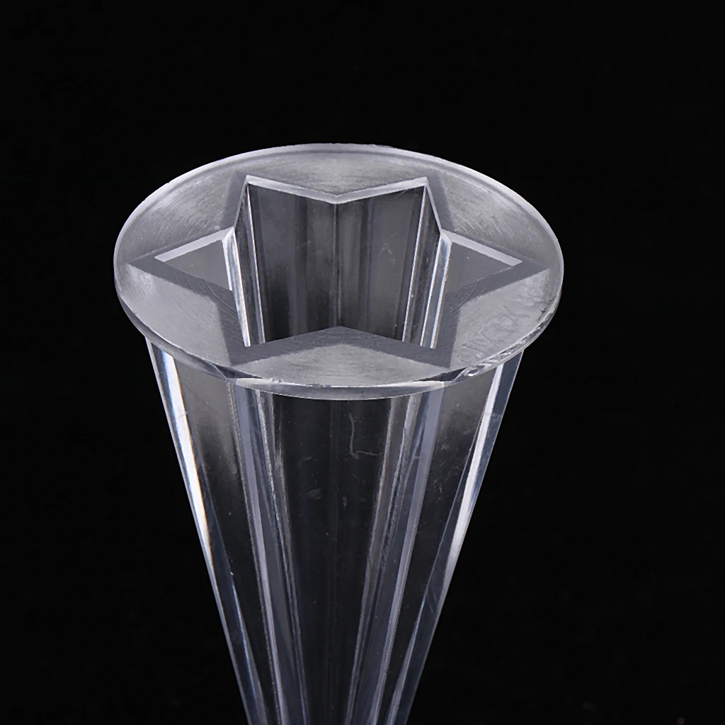 DIY Resin Molds Jewelry Making Mould Tool Ornament Cone Plastic Candles Mold for Polymer Clay,Crafting,Epoxy Resin, Dried Flower