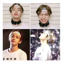 Kpop home home New Bangtan boys Bts Jungkook Suga Jin Same Style Concert Design Headband Hair Band