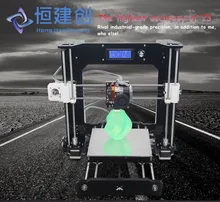 DHL Free Portable Acrylic Prusa I3 3D Printer Kit Line/Off-line Printing Self-assembly DIY Your Own 3D Printer With LCD Screen