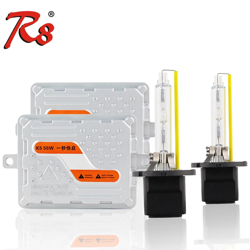 1 комплект HID Xenon конверсионный EMC одобренный K5 55W 12V 5500K тонкие балласты H1 H7 H11 9005 9006