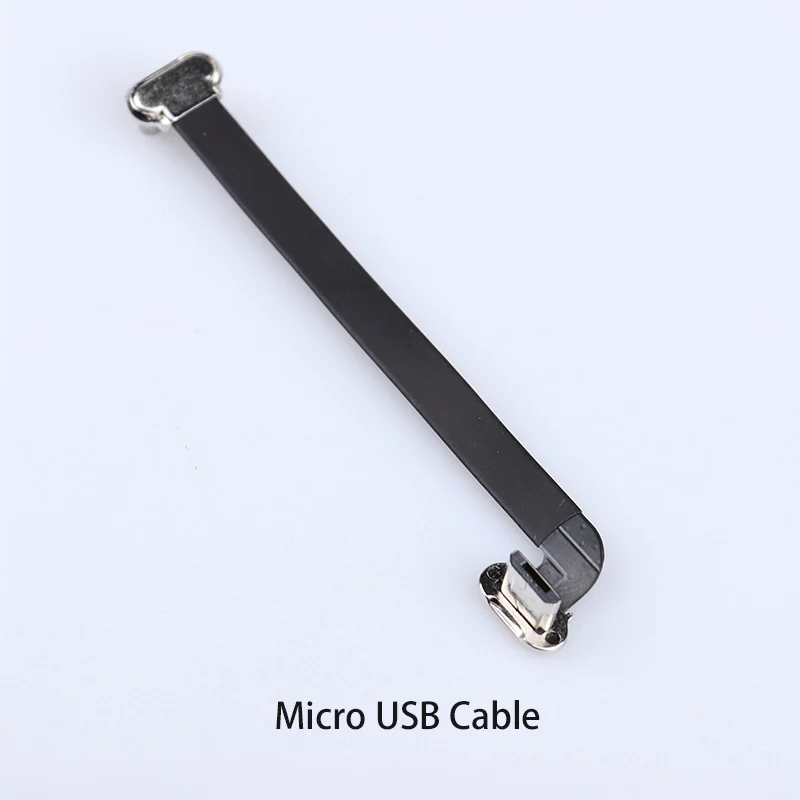 Zhiyun гладкий 4 зарядный кабель 75 мм бесшовный lightnin кабель type-C кабель Micro USB кабель для iPhone 7 8 X huawei P10 samsung - Цвет: Черный