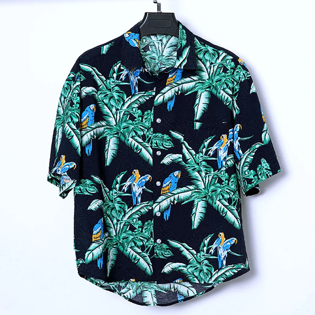 Рубашка Для мужчин Уличная chemise homme Летняя мужская рубашка для отдыха с короткими рукавами Для мужчин удобные Рубашка для отдыха Топы Y605