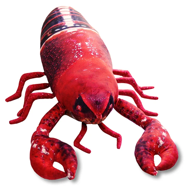 huge lovely plush black red lobster toy big simulation lobster doll