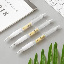 JIANWU 3 шт./компл. Простой Прозрачный механический карандаш держатель активности карандаш канцелярская 0,5 мм