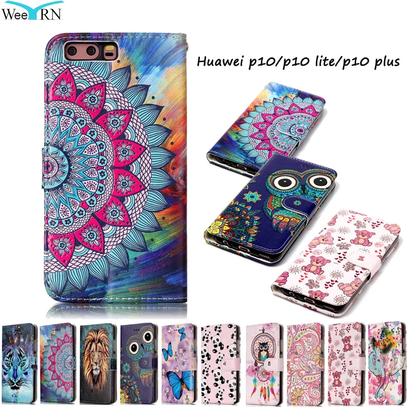 

Huawei P10 P10Lite Case Luxury Flip Leather Case Huawei P10 Lite P10 Plus Funda Wallet Card Stand Phone Cover Hawei P 10 P10Plus