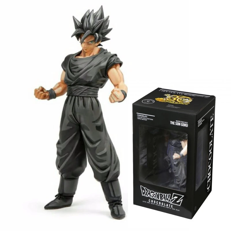 

Limited edition Black SON GOKU Figure CHOCOOLATE|Dragonball Z animation 's 30th Anniversary GOKU Figure Collectible Mascot Toys