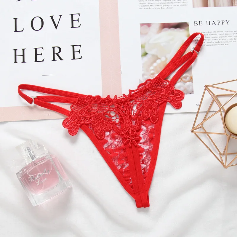 Women Sexy Lingerie hot erotic sexy panties open crotch porn transparent lace underwear crotchless underpants sex wear g-string (7)