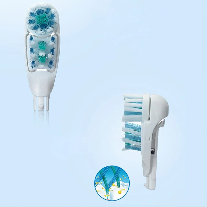 5 шт./20 шт. Сменная головка для зубной щетки Oral B Двойные чистые Мягкие кисточки с