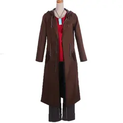 Аниме Шарлотта otosaka Юу Косплэй костюм Человек долго пыли пальто оригинальный Дизайн битвы платье полный комплект