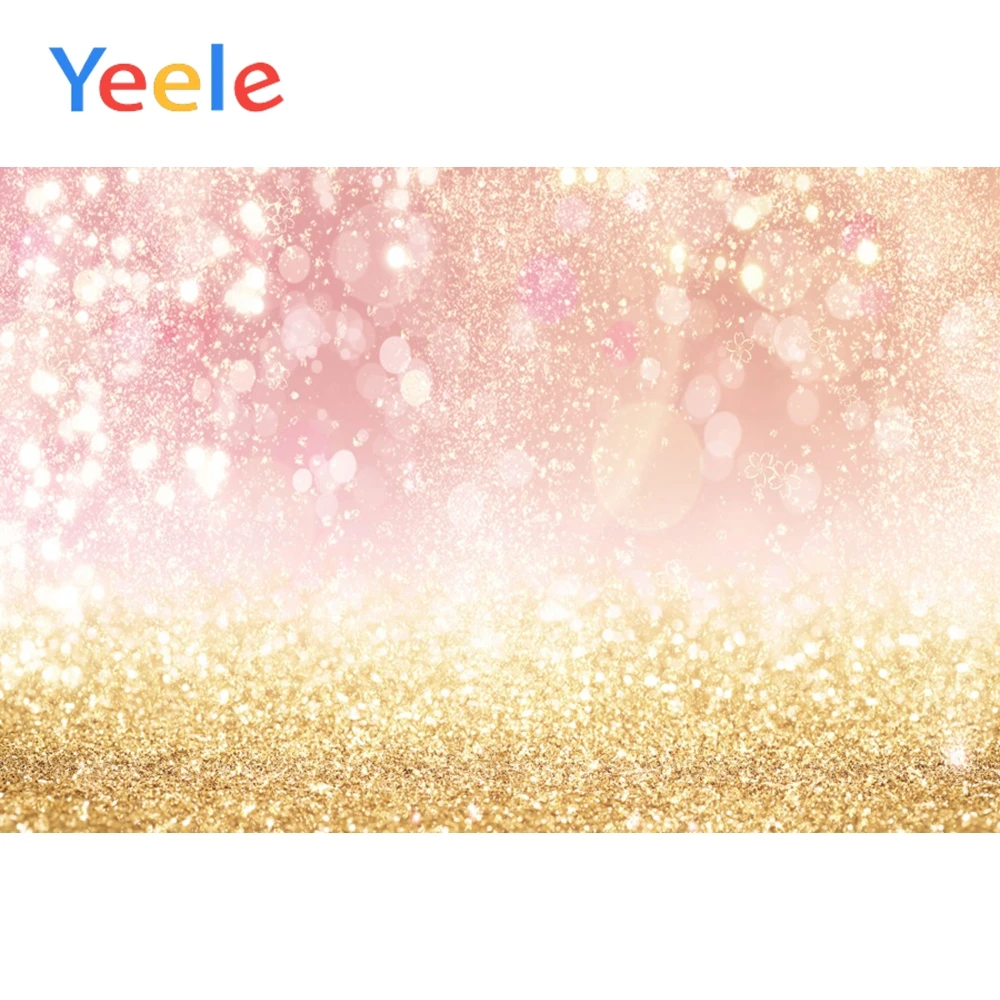 

Yeele Glitter Dazzling Props Doll Pet Scene Baby Background Photography Seamless Portrait Photographic Backdrop For Photo Studio