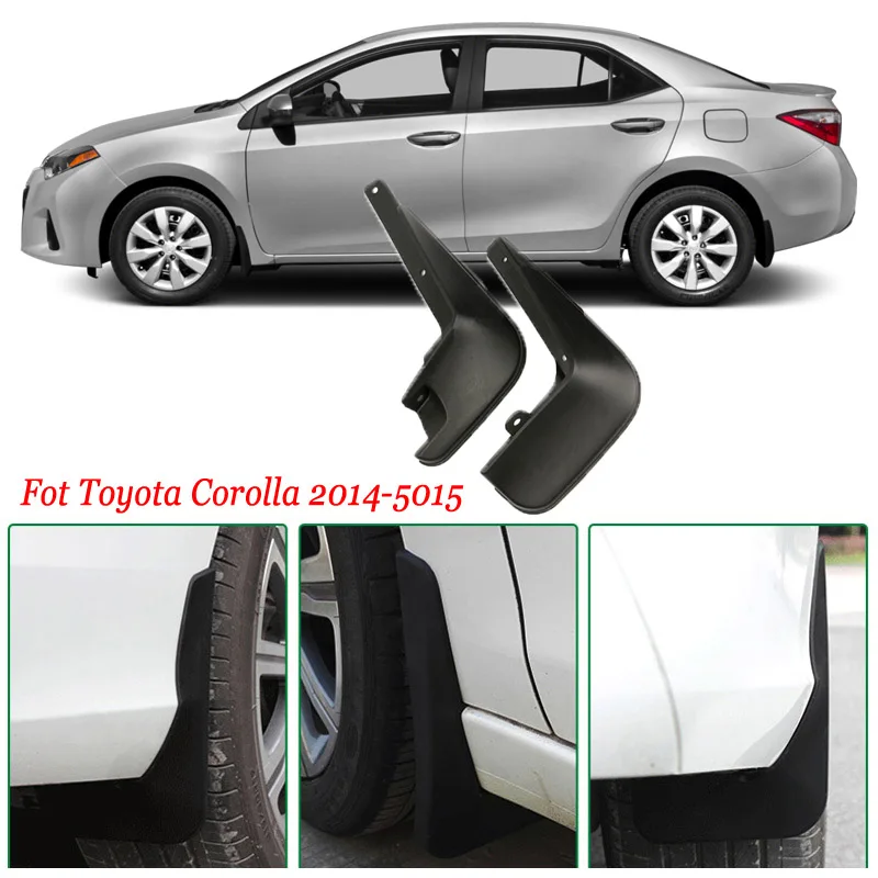 4 шт. Премиум сверхпрочные формованные Брызговики щитки для Toyota Corolla