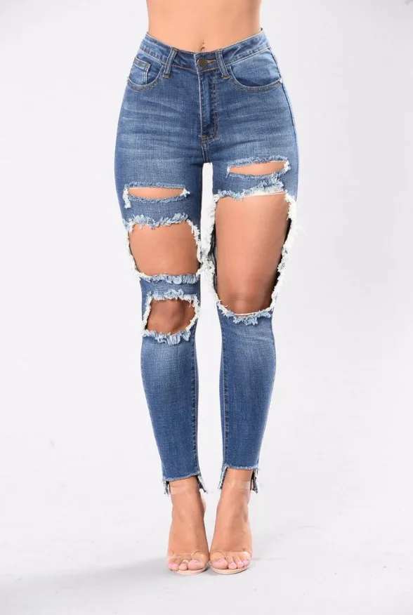 catty distressed skinny jeans