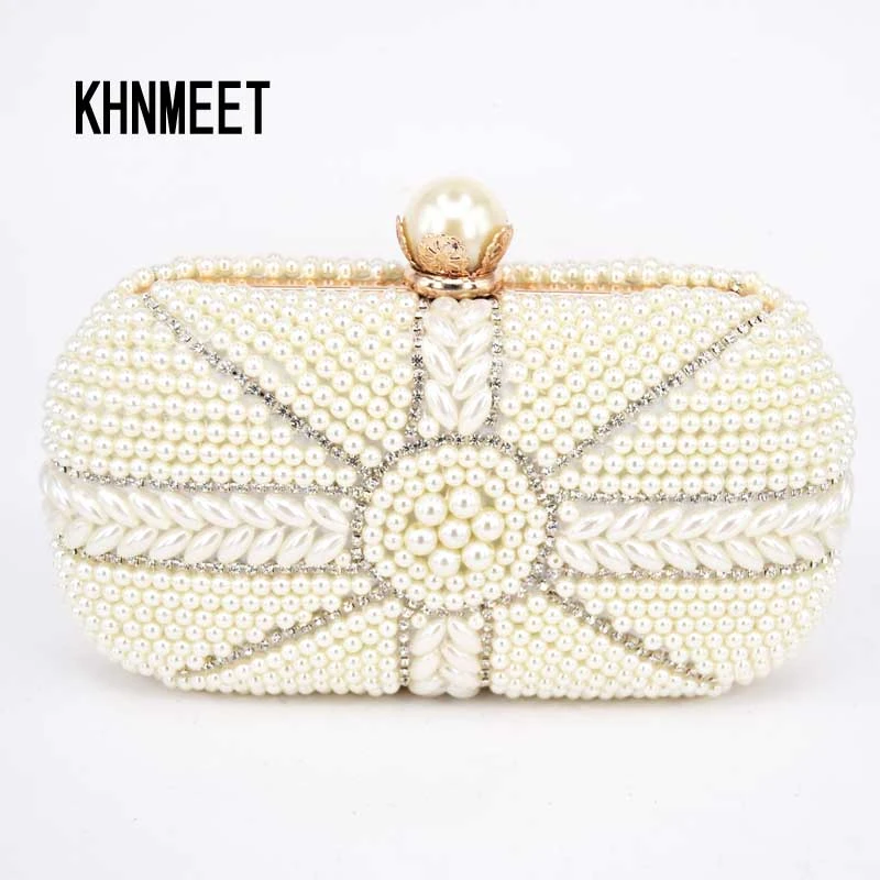 pearl bridal bag