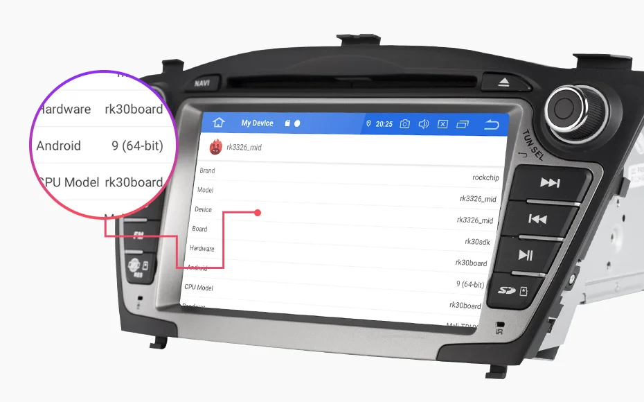 Isudar Автомобильный мультимедийный плеер gps 2 Din Android 9 для hyundai/IX35/TUCSON 2009- Canbus Авто Радио USB DVR dvd-плеер DSP FM