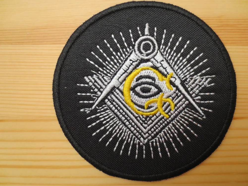 

Masonic Embroidery Polyester Patches Mason Regalia Freemason P2