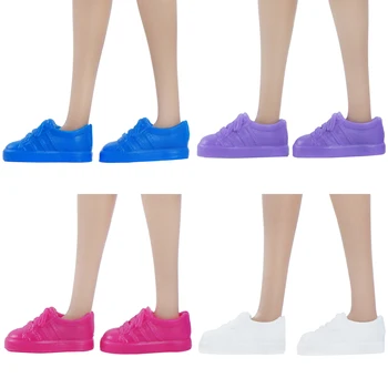 

High Quality Flat Shoe Colourful Sandals Platform Shoes Dress Up Daily Casual Sneakers DIY Accessories for Barbie Doll DIY Toy