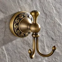 Wall Mounted Vintage Retro Antique Brass Bathroom Towel Coat Hooks Dual Robe Hook Hanger Bathroom Accessory mba491 Wall Mounted Vintage Retro Antique Brass Bathroom Towel Coat Hooks Dual Robe Hook Hanger Bathroom Accessory mba491