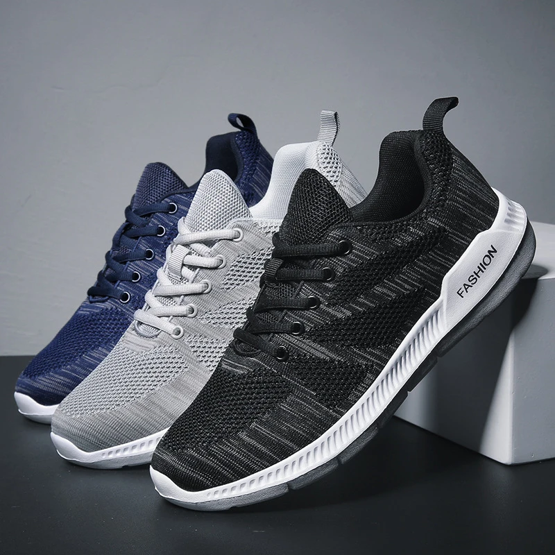 

Men's Sneakers Running Shoes for Men Breathable Mesh Outdoor Sport Shoes Light Comfortable Athletic Casual Walking Shoes