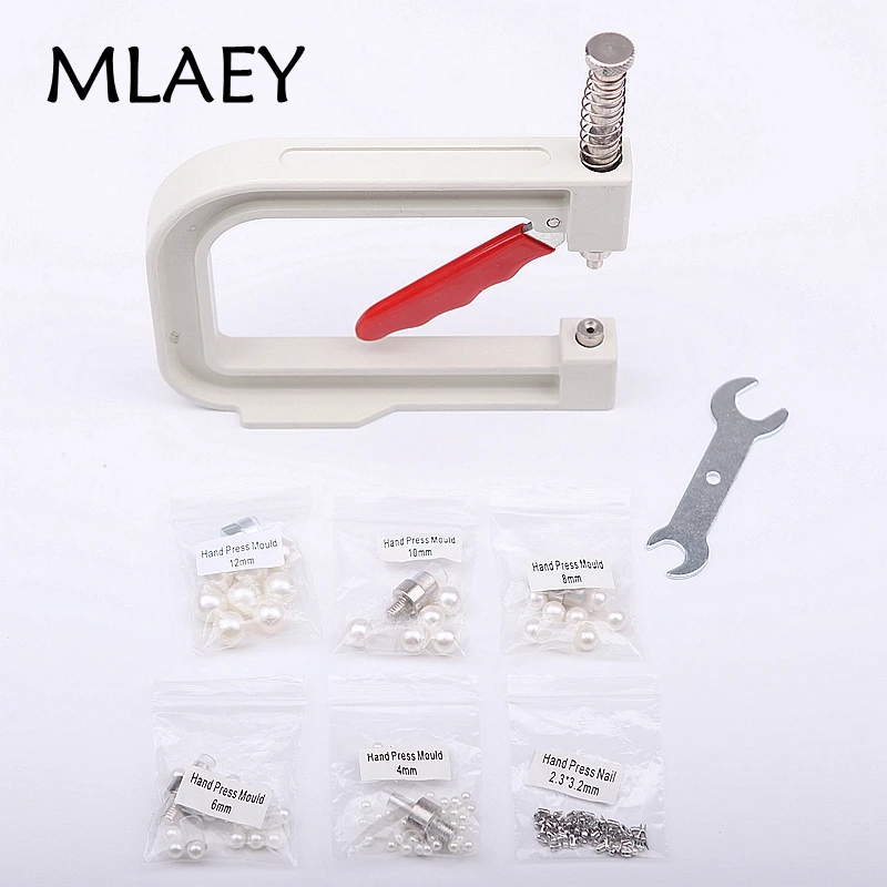

Sewing Accessories 1Set Hand-Held DIY Bead Riveting Tool Easy Operate Sewing Tools Nailing Machine Repairs Clothes Hats 19610
