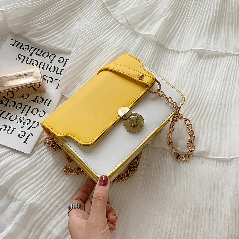 Yellow Women Bags Small Ladies Hand Bag Handbags Women Famous Brands Summer Female Crossbody Bags for Girls 2019 Clutch Purse