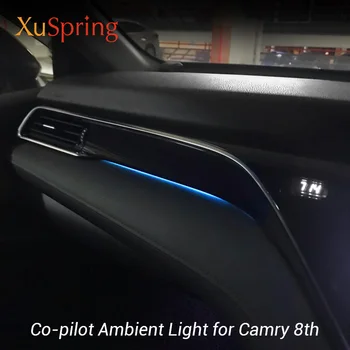 

Refit Co-pilot Atmosphere Light Lamp Interior Ambient Optical Fiber Bright For Toyota Camry Daihatsu Altis 2017-2019 XV70