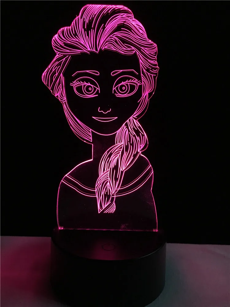 3D ночник VCity светодиодная настольная лампа USB светильник RGB милая спальня