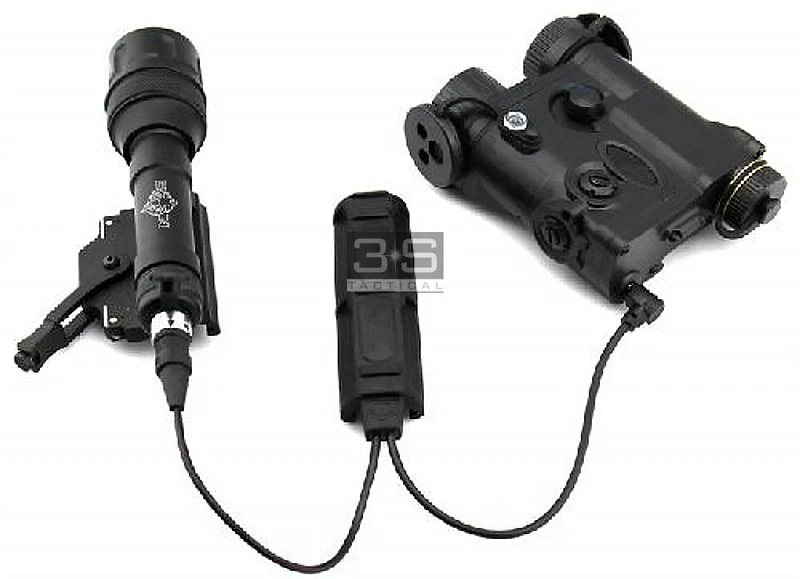 Night Evolution Softair Тактический пульт дистанционного управления на 2-портный Dual Plug Давление переключатель кнопка фонарика для M600 M300 M300V M600V Dbal M720V PEQ15