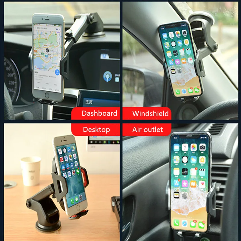 Автомобильный держатель для смартфона, автомобильный держатель для телефона, подставка для мобильного телефона, кронштейн для навигации на выходе из углеродного волокна, Кронштейн для мобильного телефона
