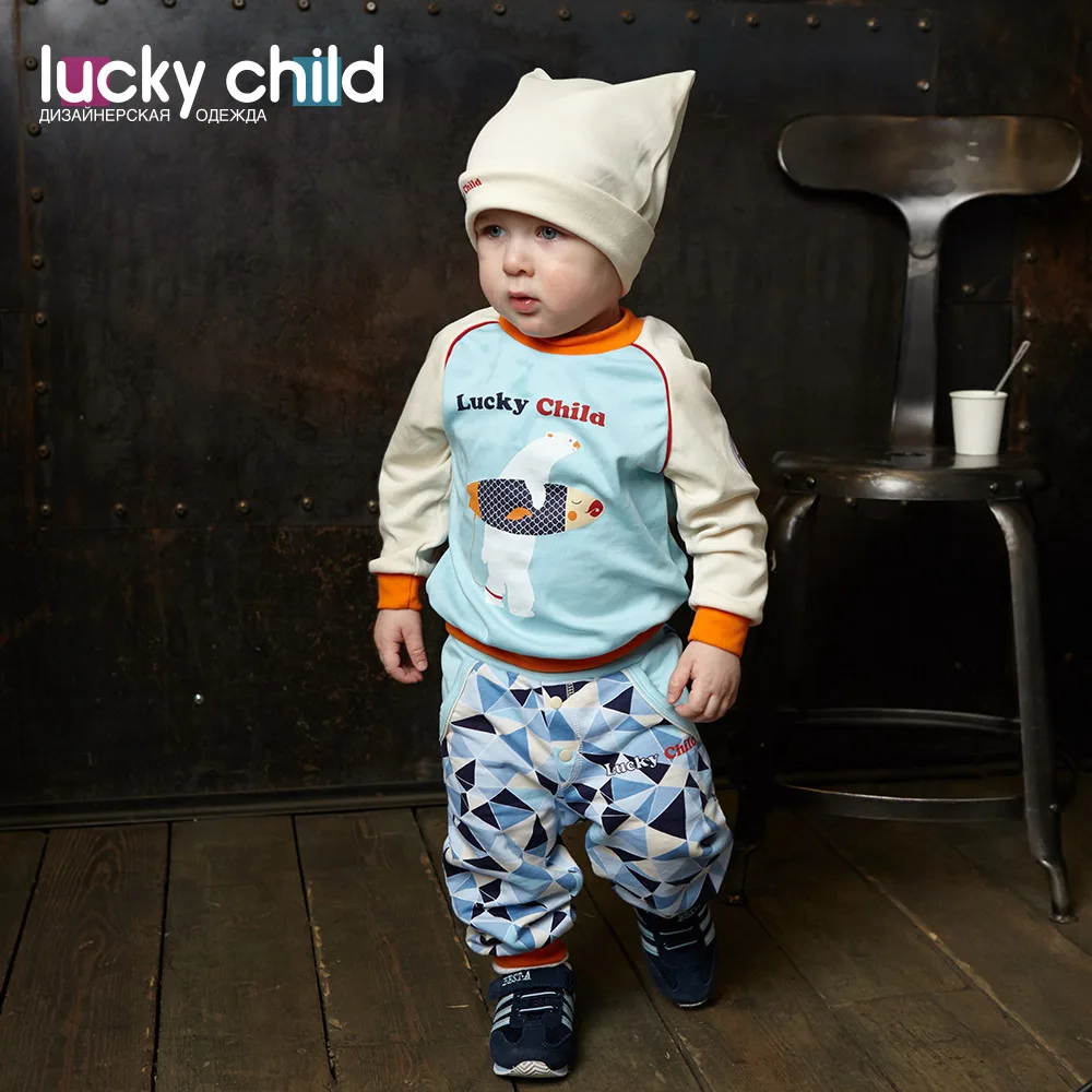 Кофточка Lucky Child с начёсом для мальчиков, арт. 32-12f, 1 шт(Умка) [сделано в России, от 2-х дней]