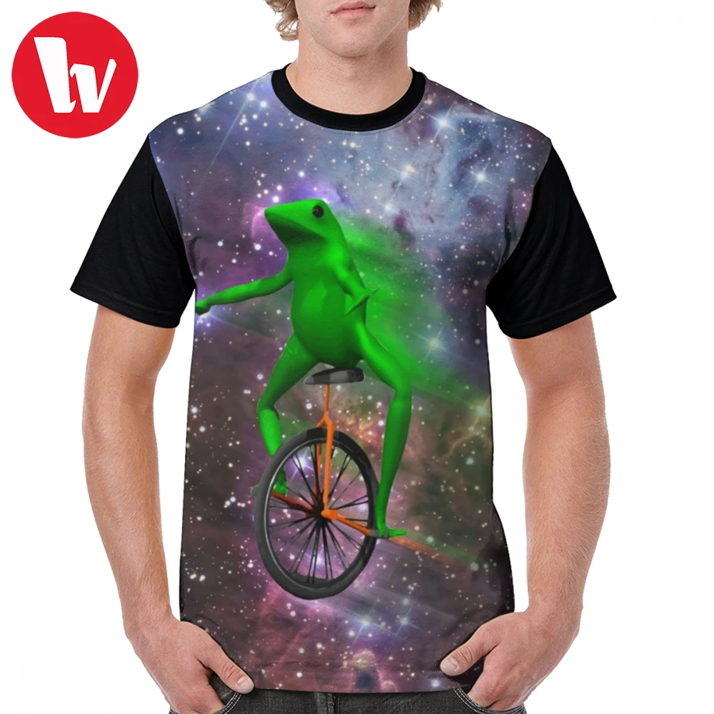 Мем футболка Dat Boi мем для мужчин большой Графический Футболка 100 Полиэстер