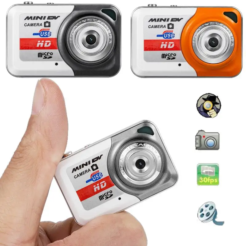 X6 цифровой Камера 1.3MP HD обнаружения движения Mini DV видео Регистраторы камкордер DVR