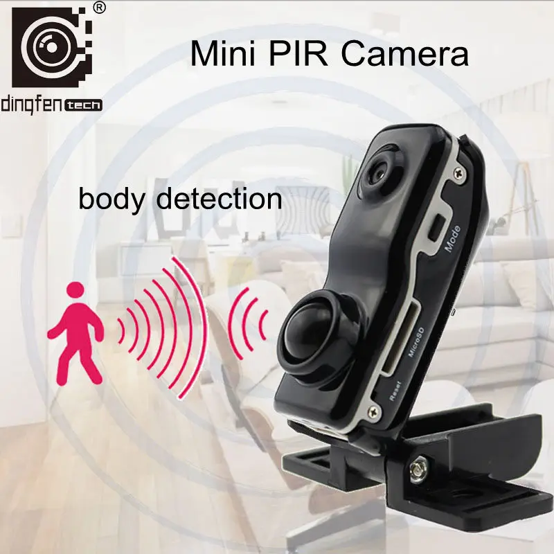 

CMOS Mini Camera HD PIR Sensor Camera Micro Digital Camcorder Home Security Surveilance Body Detection Mini Camera Small DV DVR